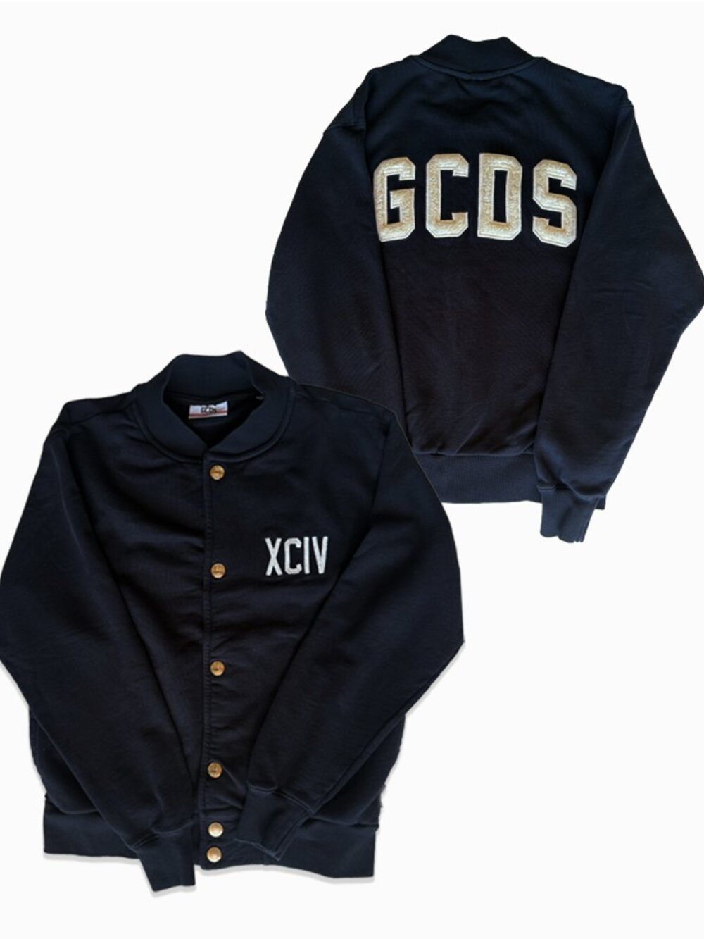 GCDS Wear, Logo embroidered Varsity Sweater | Size: S